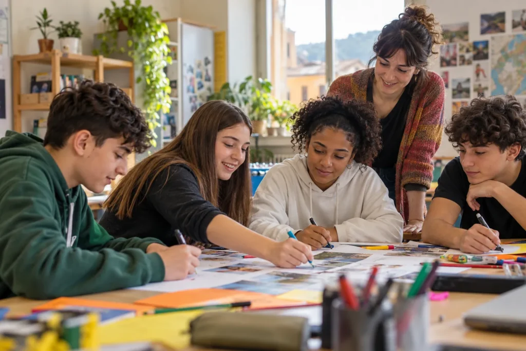 Progetto educativo per adolescenti come esempio di Project Work L-19